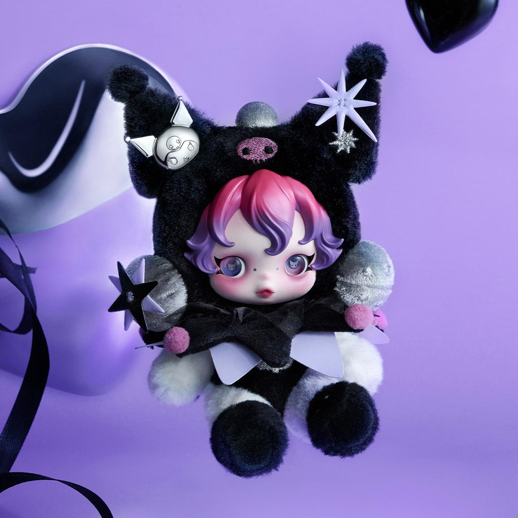 SKULLPANDA x KUROMI Plush Pendant (Pre-order)