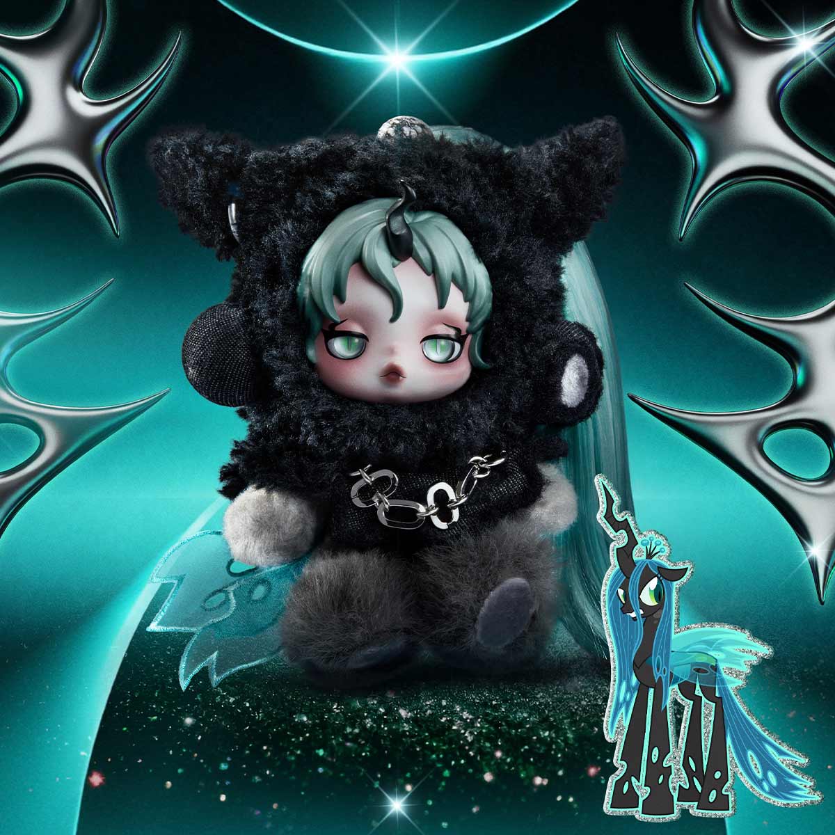 SKULLPANDA x My Little Pony Plush Pendant (Pre-order)