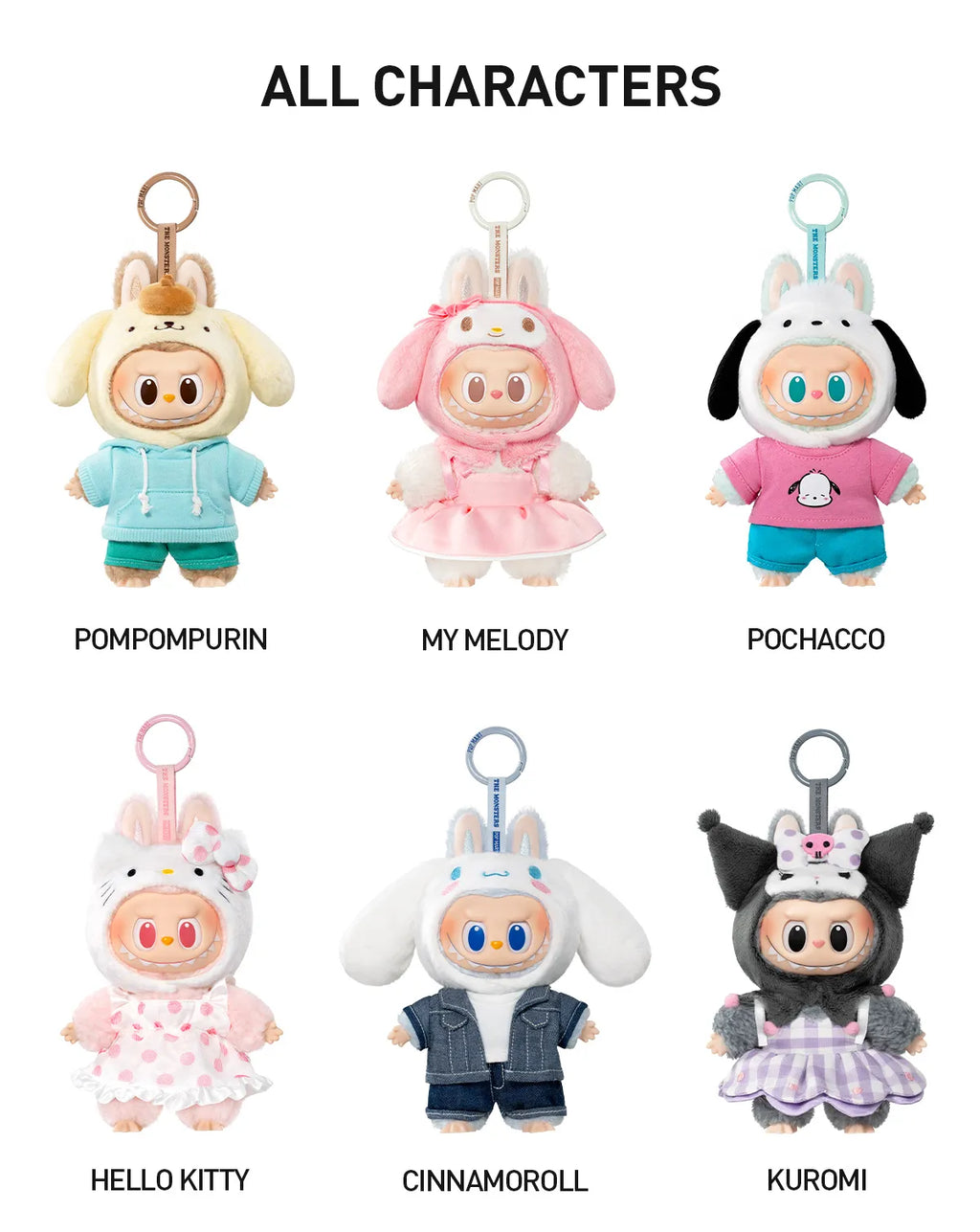 NEW: The Monsters (Labubu) x Hello Kitty & Friends Blind Box (Pre-Order)