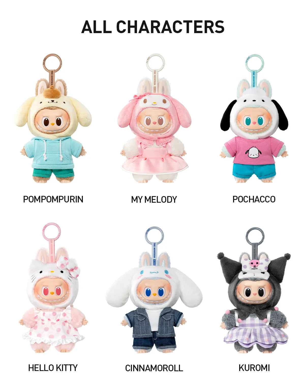 NEW: The Monsters (Labubu) x Hello Kitty & Friends Blind Box (Pre-Order)