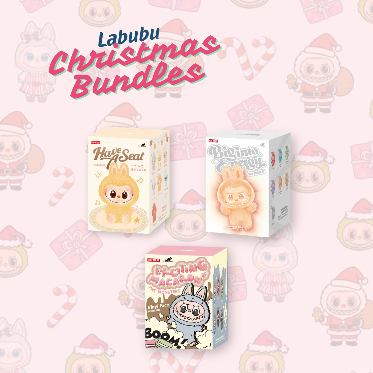 The Monsters (Labubu) - Christmas Bundle: The Trio