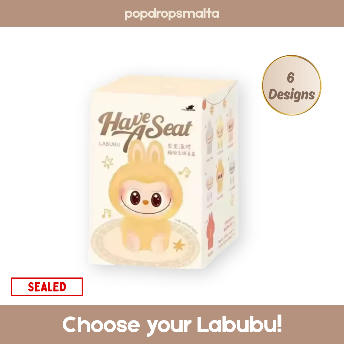 The Monsters (Labubu) - Have A Seat Specific Colors Sealed