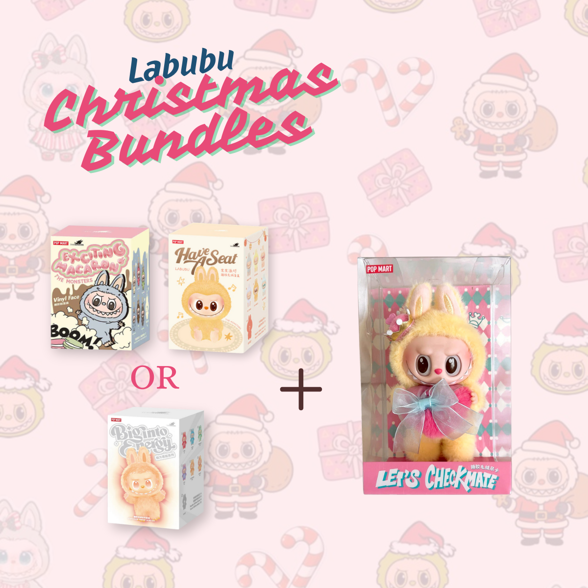 The Monsters (Labubu) - Christmas Bundle: Blind Box + Checkmate Queen