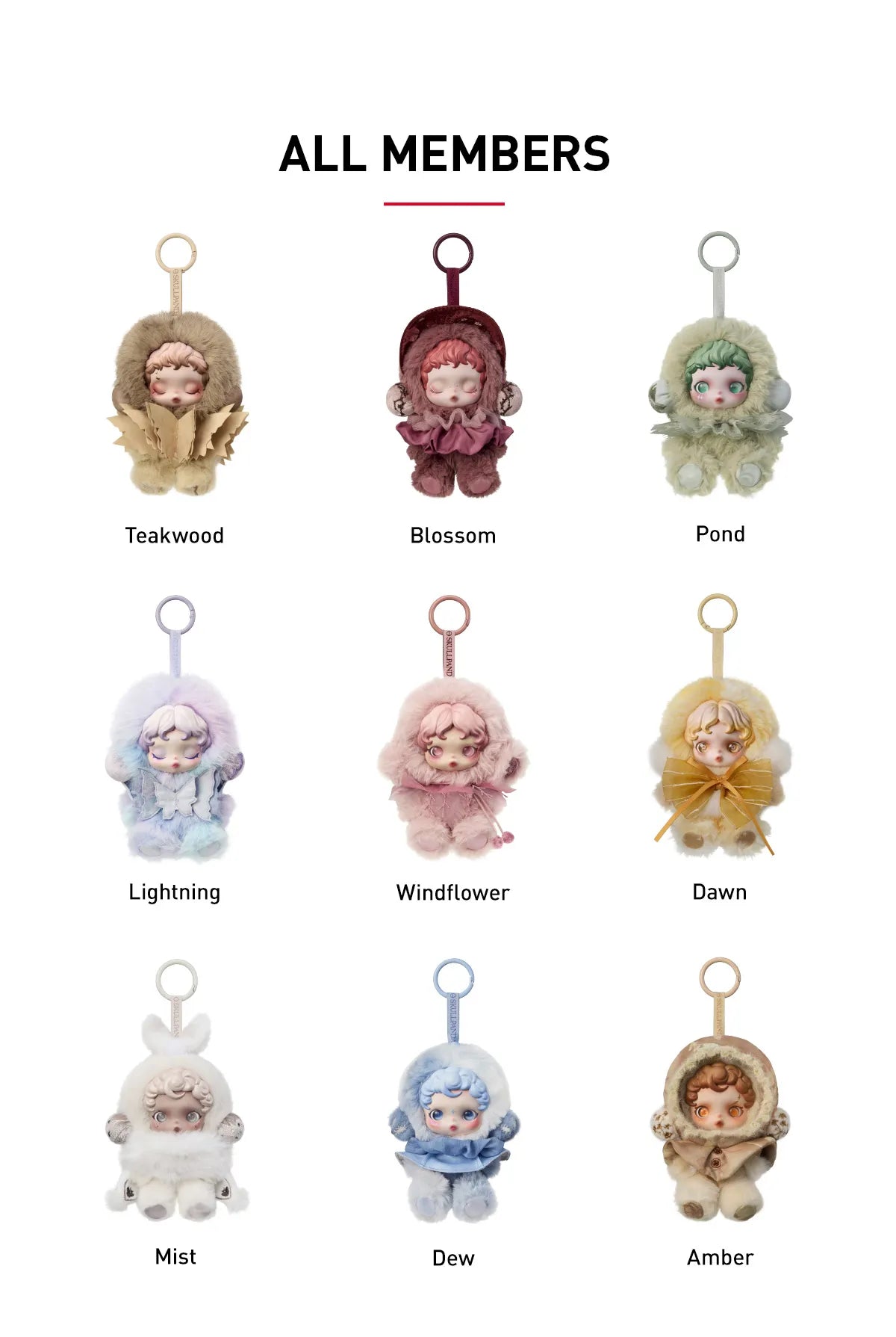 SKULLPANDA - L’impressionnisme plush Blind Box