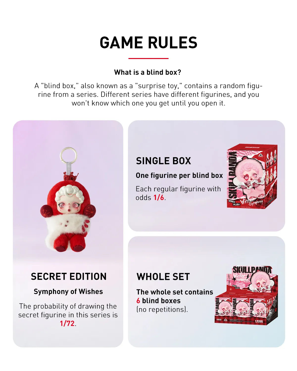 SKULLPANDA - Winter Symphony Series Plush Blind Box